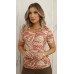 034366 - Blusa Ramany Estampada Folhagem